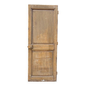 old painted oak door