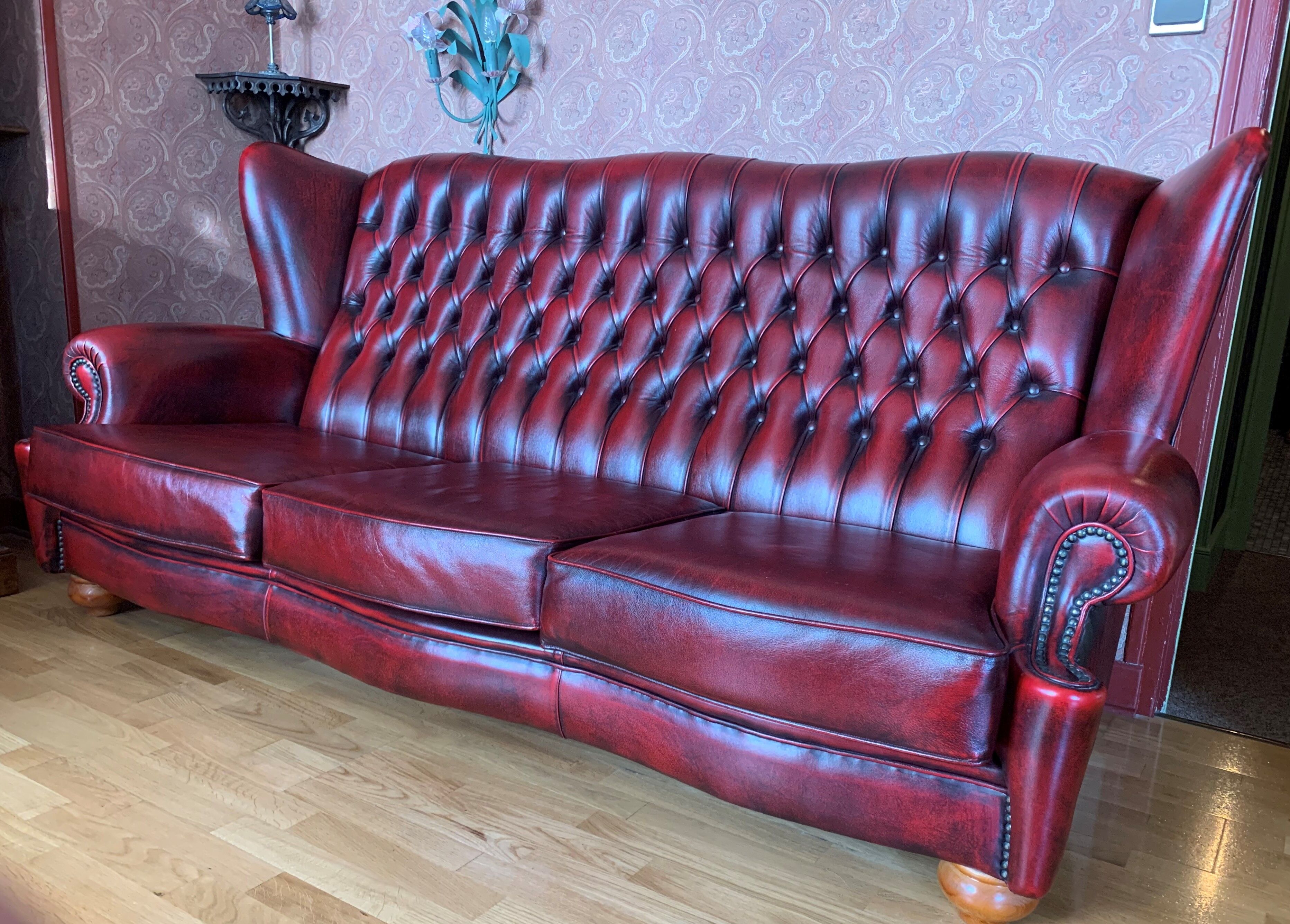 Red Chesterfield Sofa