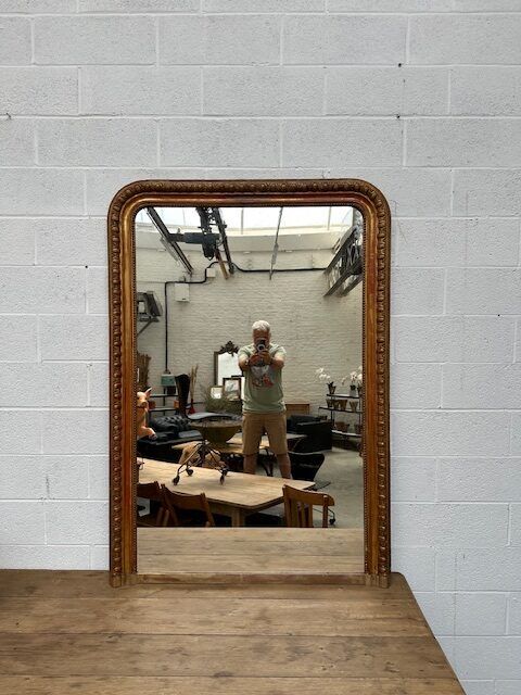 Miroir doré fin XIXème