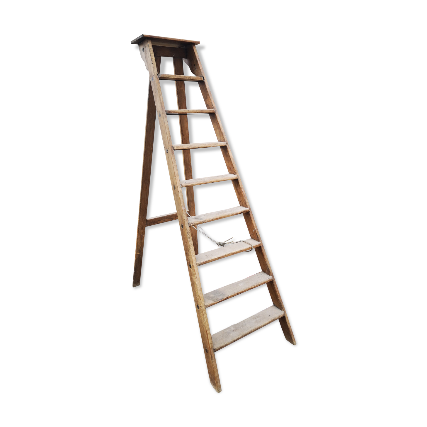 Wooden stepladder old
