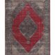 Vintage Turkish rug from Oushak, handwoven 215x323 cm