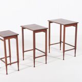Swedish nesting side tables by Nordiska Kompaniet, 1950