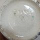 Black and white ceramic lamp base with geometric design Vintage