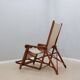 Mid century F.lli Castelli folding deck chair 1940s