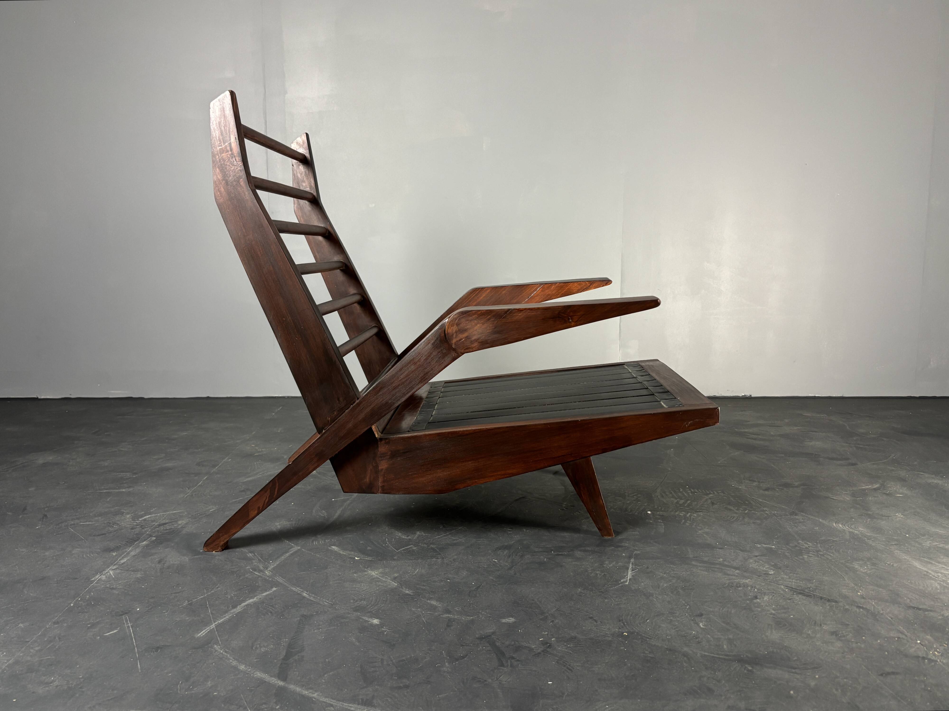 Midcentury Brazilian modernist lounge easy chair by Acacia Gil Borsoi,1950s