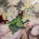 Tableau Drawing Pastel Still Life Lilac Bouquet Flowers Signed Lebailly Enc