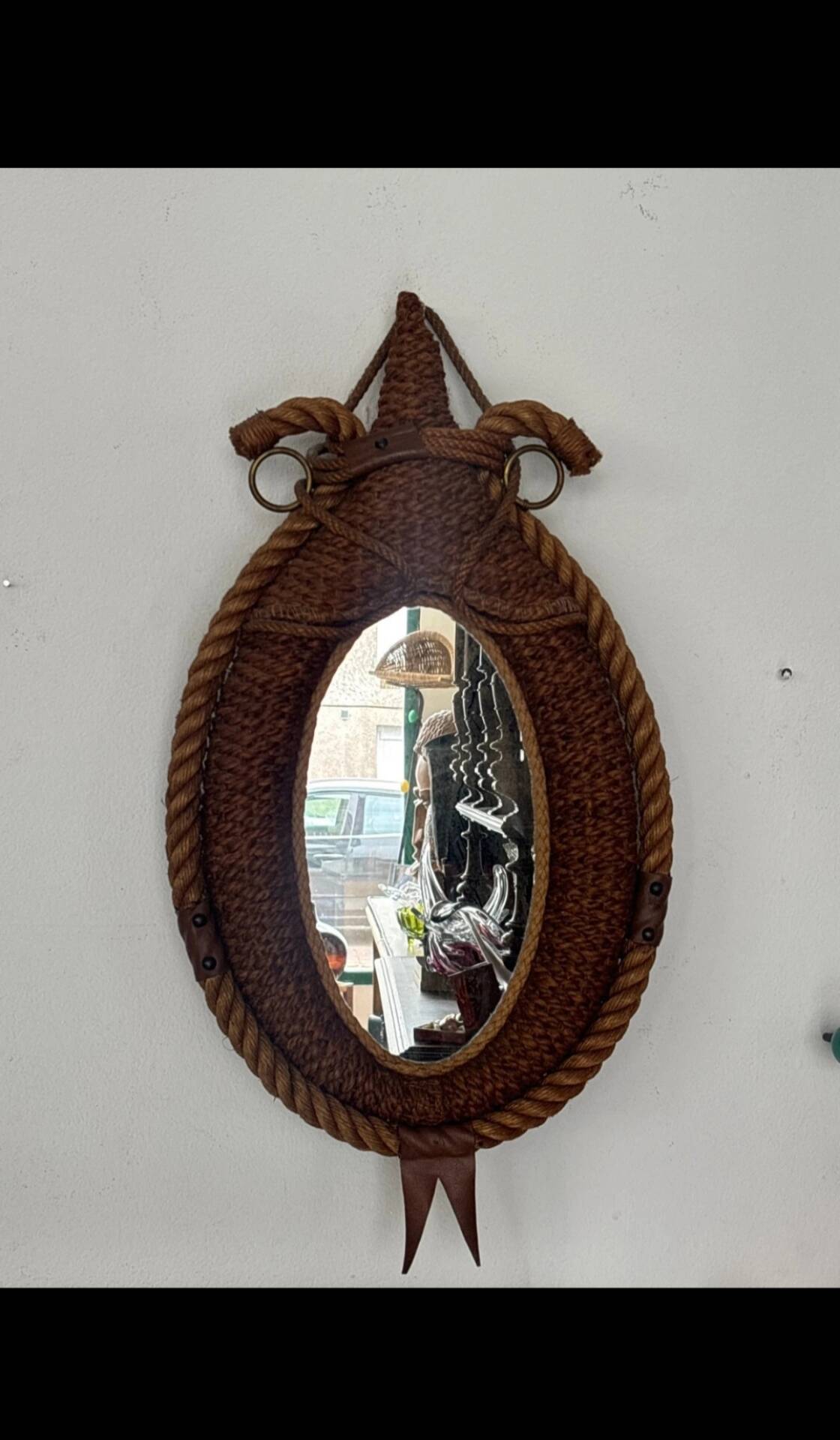 Vintage Audoux Minet mirror