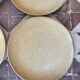 Set of 12 plates dessert gres
