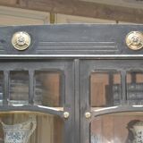Art deco-style black laqué showcase