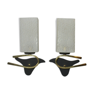 Paire d' appliques des