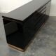Enfilade laquée noire 1970 - Jean Claude Mahey