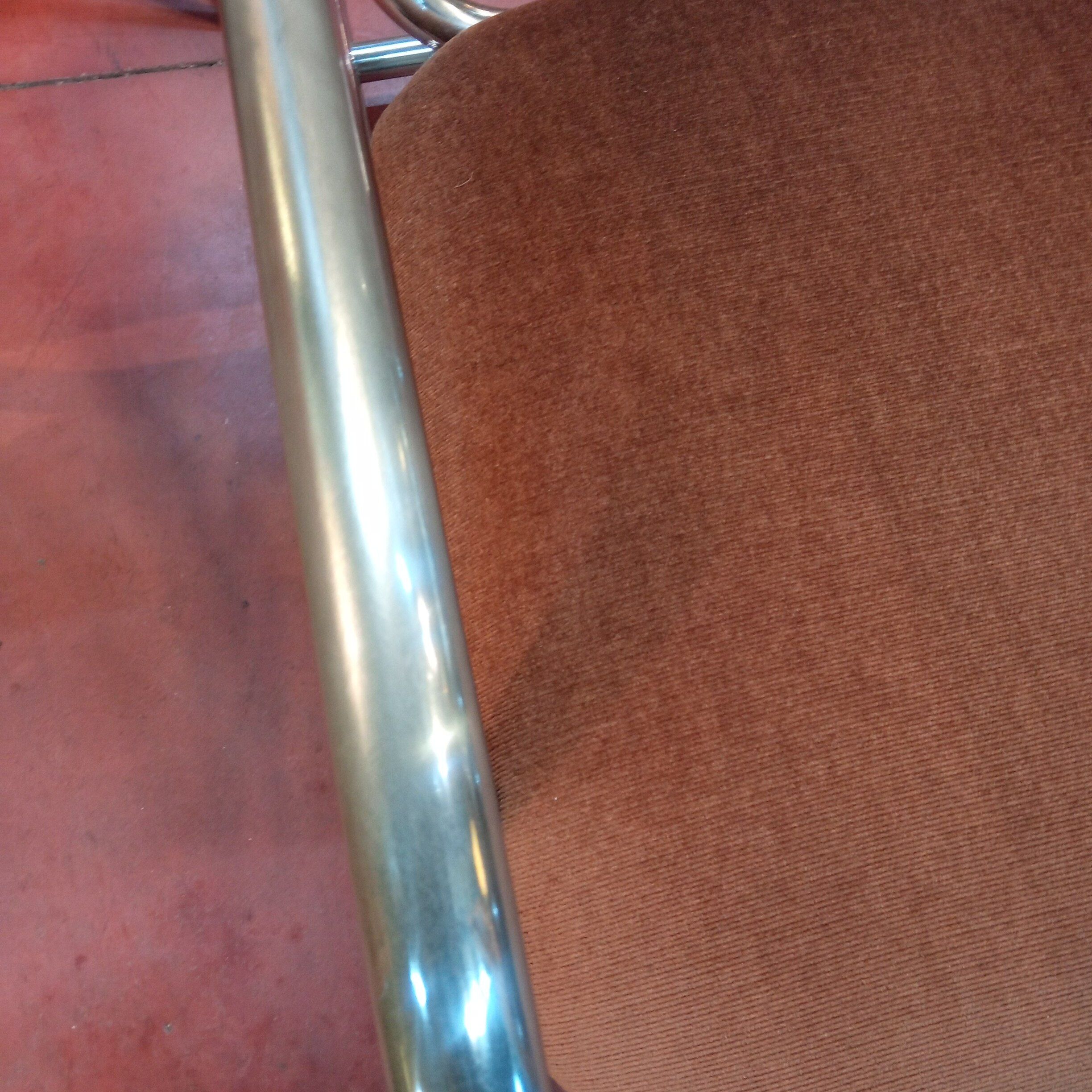 Chrome rocking chair