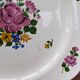 Round dish decorated with a bouquet of flowers Saint Amand Vieux Strasbourg