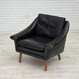 1960s, Danish armchair by Aage Christensen, furniture leather.