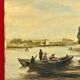 Oil on canvas "Animated lake landscape" work signed Gallard circa 1893