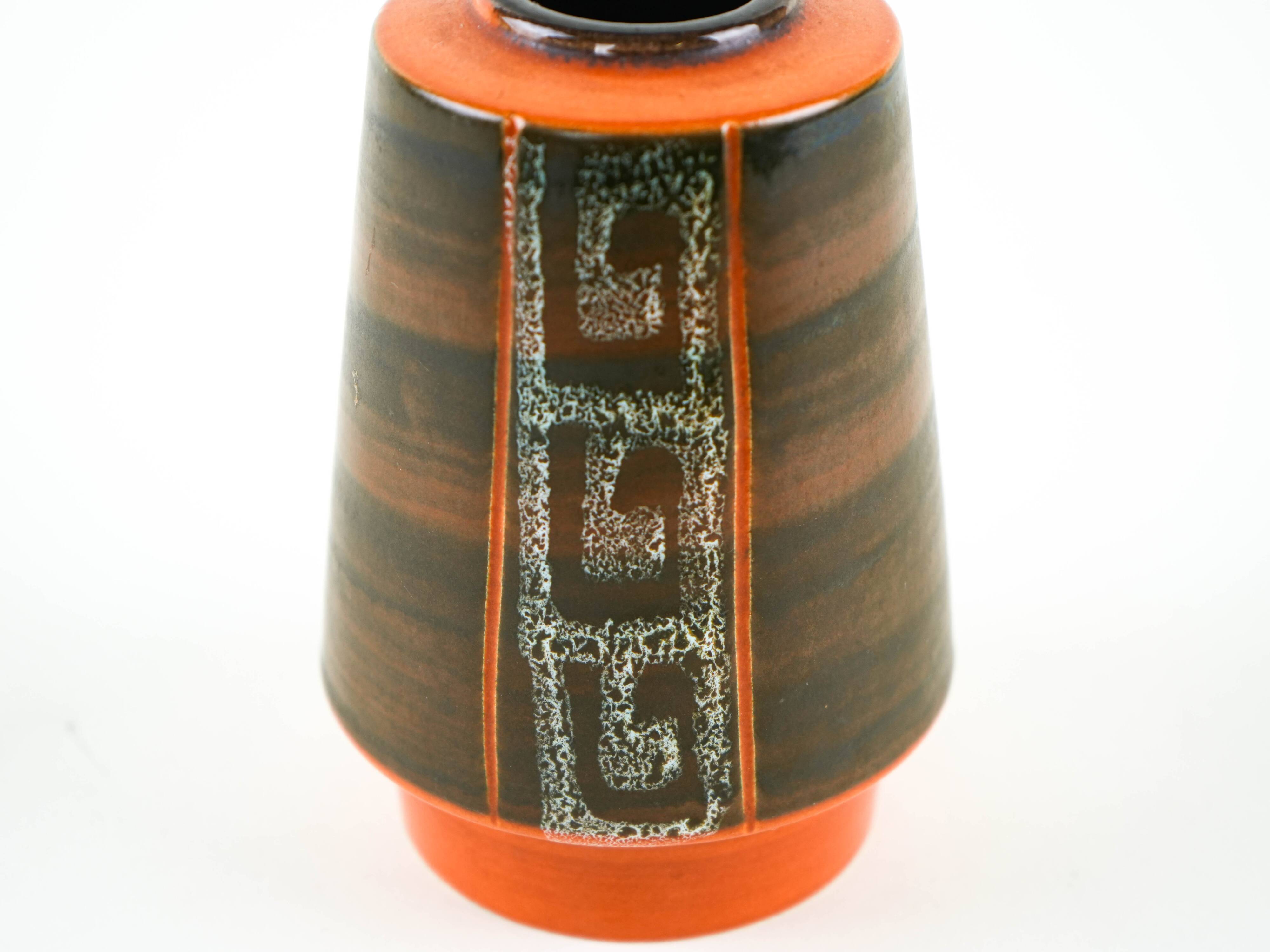 Ceramic vase, German design, 1970s, made in West Germany