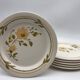 6 Dessert plates stamped "EIT-England"