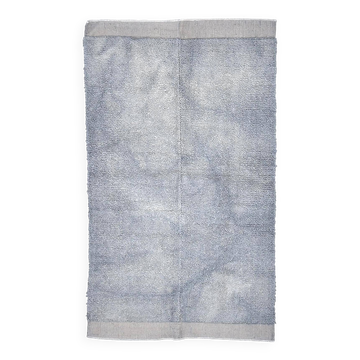 4x7 Blue & Gray Moroccan Area Rug 133x226Cm SK 240769