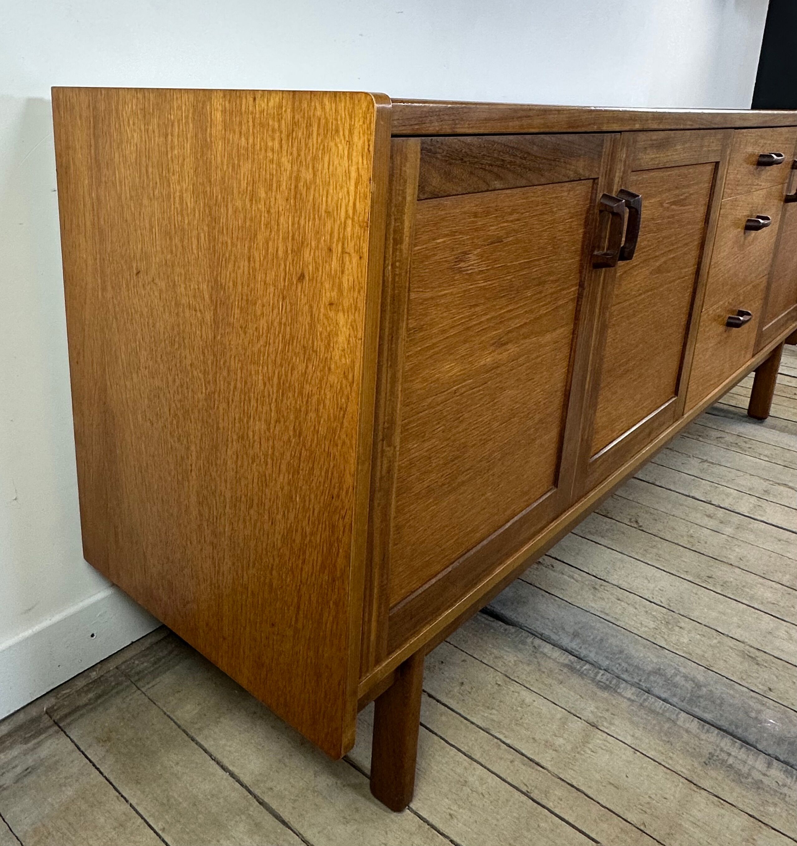 Vintage Scandinavian teak sideboard 1970s