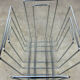Chrome metal magazine rack by Willy Glaeser for TMP, 1980s.
