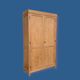 Parisian wardrobe solid oak raw 1940