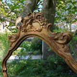 Golden mirror - 70x40cm