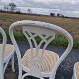 Set of 4 vintage bistro chairs