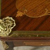 Mahogany Games Table, Louis XV/Louis XVI Transition Style – Late 19th Century