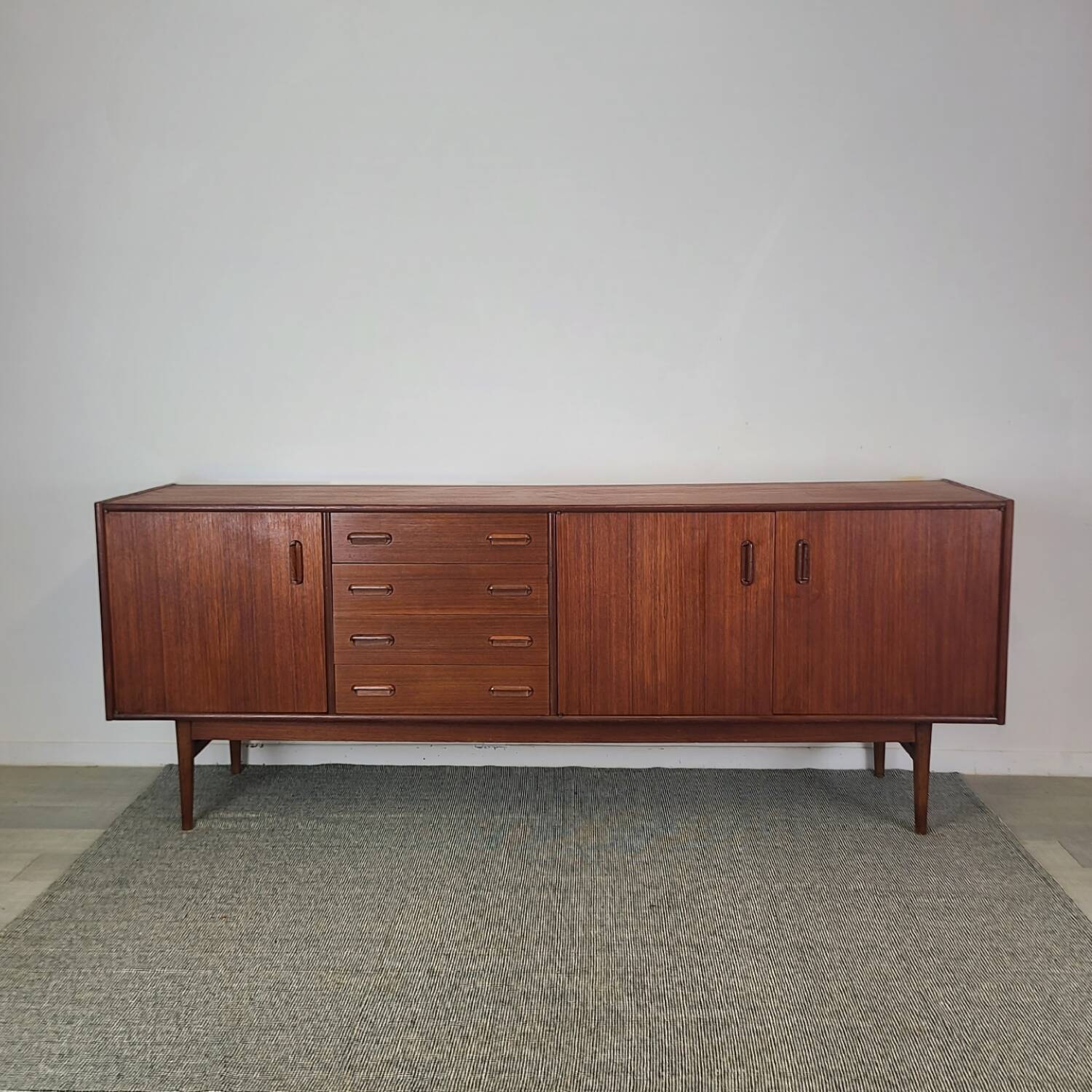 Vintage Danish teak enfilade from the 1960s.