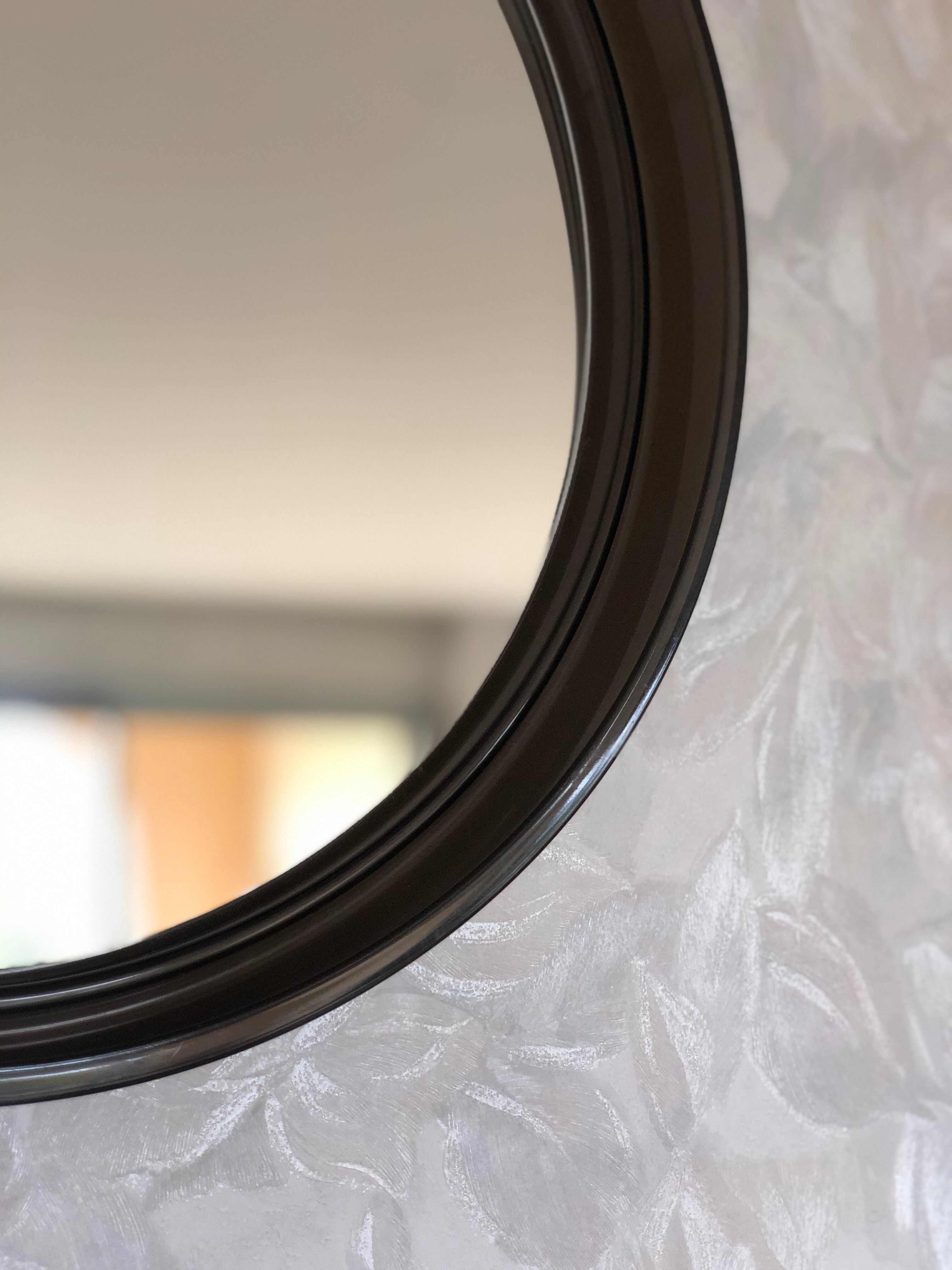 70s round mirror - 40cm