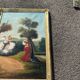 19th-century fireplace trumeau, oil on canvas, Christ in the Garden of Olives.