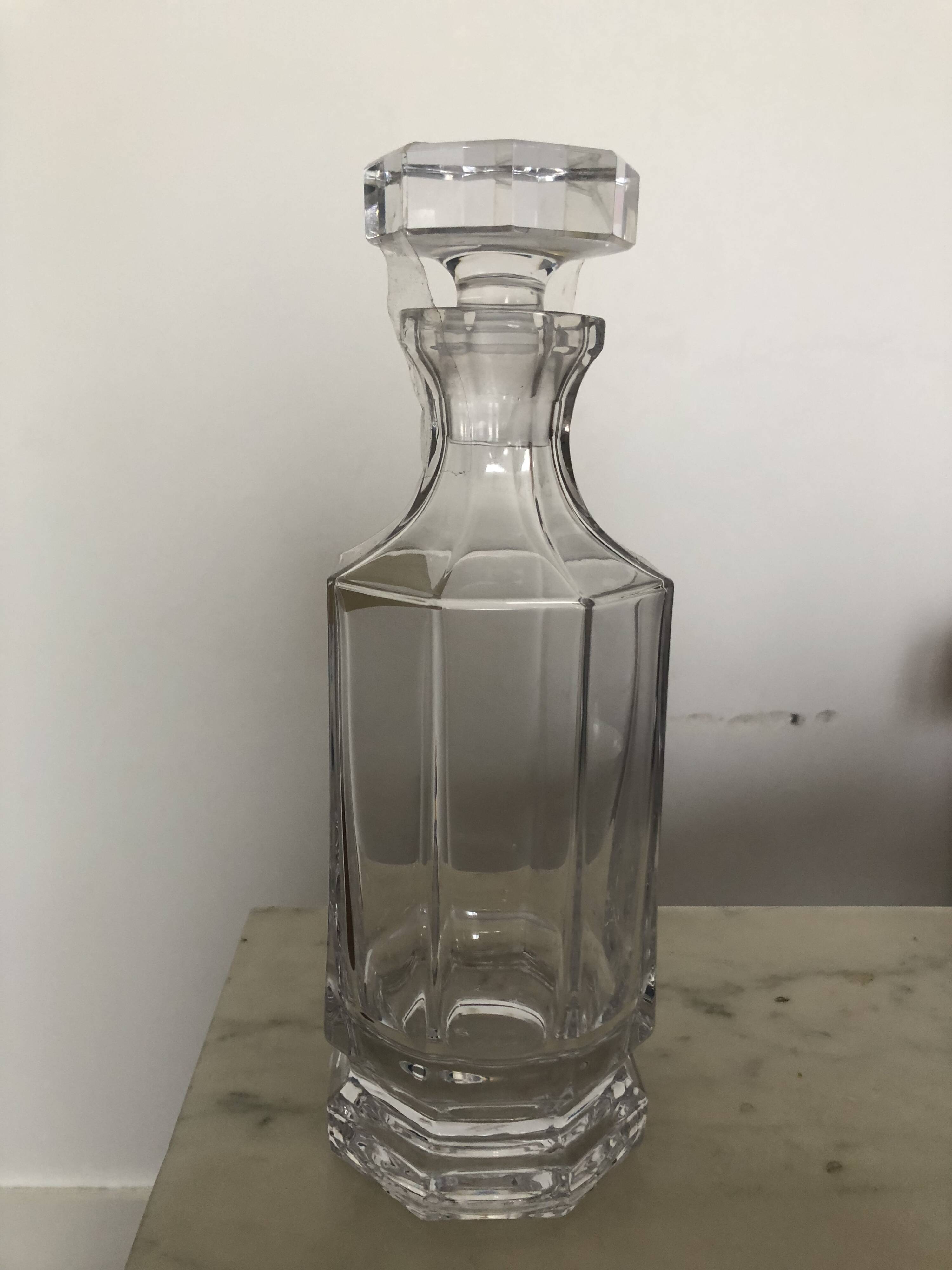 Baccarat crystal carafe