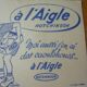 Affiche publicitaire Années 50 AIGLE