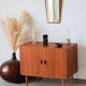Restored vintage teak Scandinavian furniture