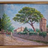 Christian Xapella (1927-2021) - Oil on hardboard - Provence landscape - Signed