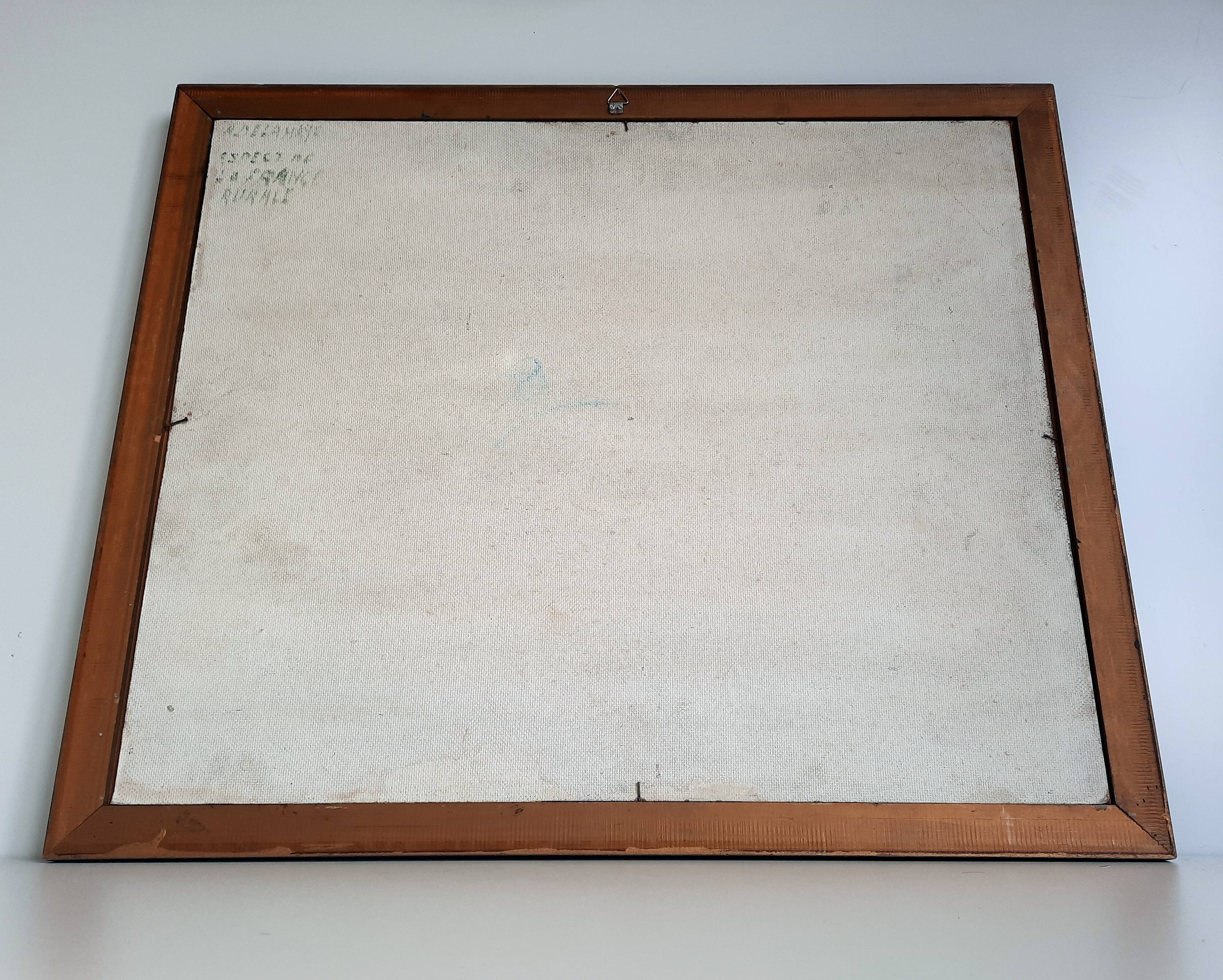 Oil painting on wood - A. Delahaye - Rural countryside scene - Hand signed and on the back - 1930