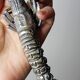 Crayfish/lobster handle, silver-plated metal, 1950s-1970s