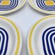 Gien Avant Garde dessert plates