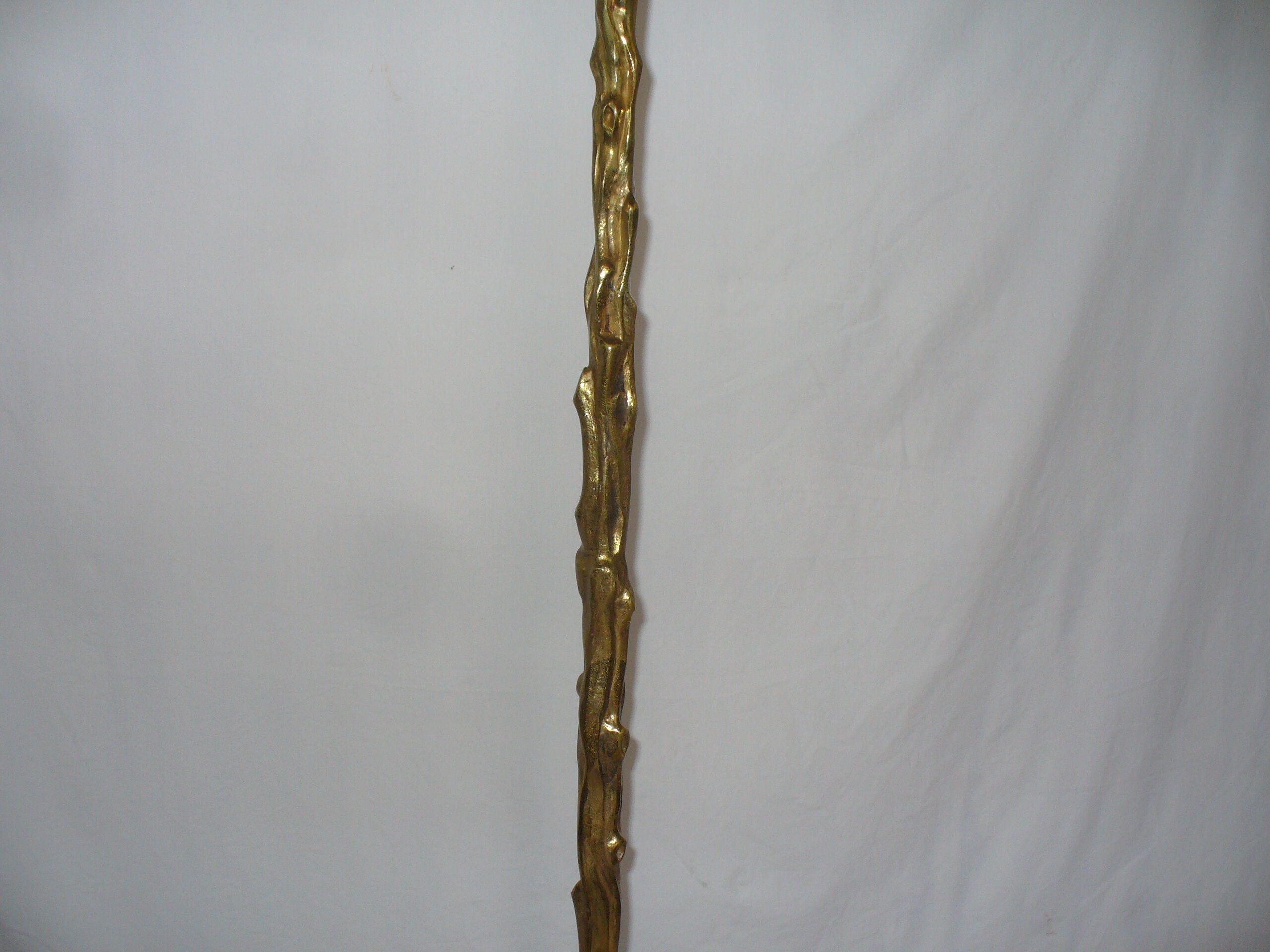 Lampadaire tripode bronze des années 50