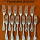 Christofle Perles, 72-piece cutlery set in silver-plated metal, excellent condition.