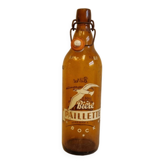 Bouteille de bière paillette