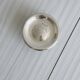 Old silver-plated metal presentation butter dish in Coquillor style