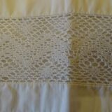 Pillowcase with lace handmade