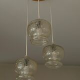 Suspension with three glass globes from the 1980s