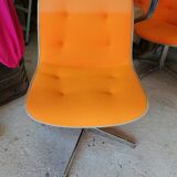 Set of 12 vintage Steelcase Strafor office chairs by Randall Buck
