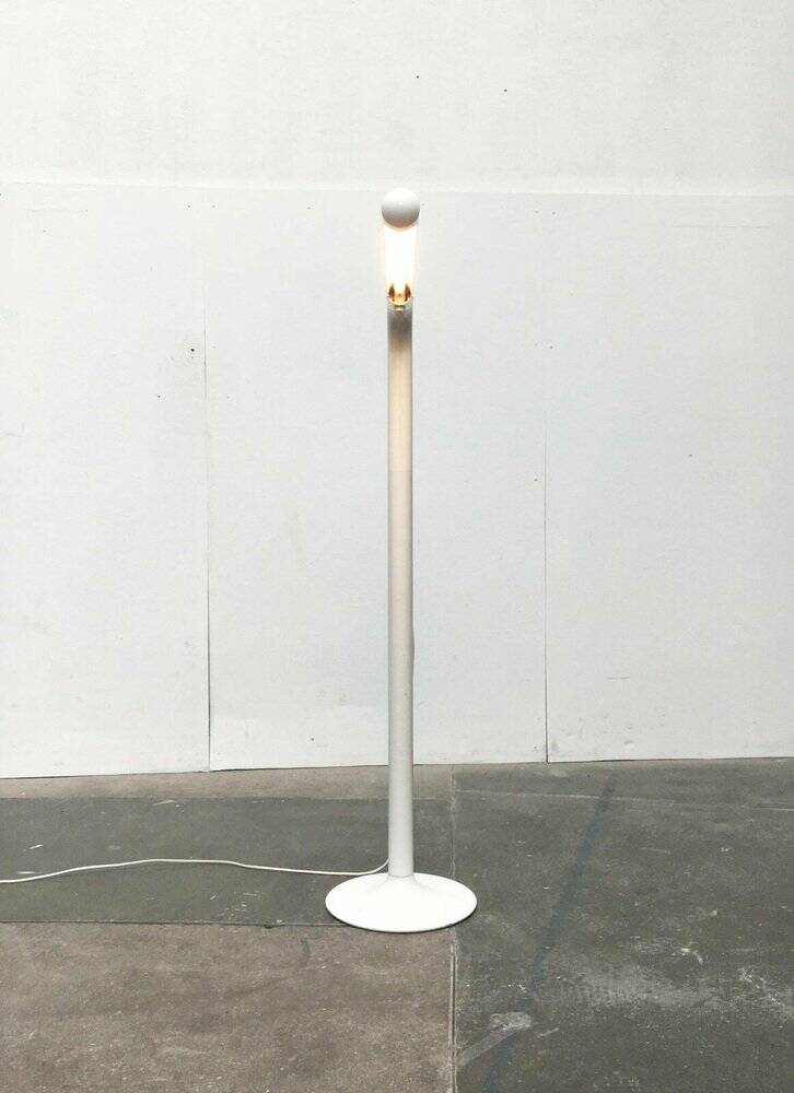 Floor lamp with a tube design from the Swedish Space Age mid-century by Anders Pehrson for Ateljé Lyktan, 1960s.
