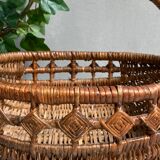 Vintage wicker basket