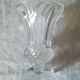 Crystal vase has spikes of diamonds