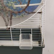 Cage à oiseaux sur pied vintage
