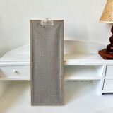 Vintage mountain edelweiss flower herbarium frame